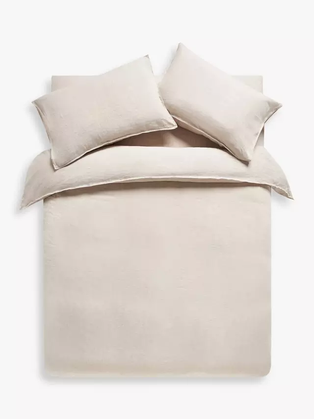 

Постельное белье John Lewis Comfy & Relaxed Washed Linen, цвет undyed