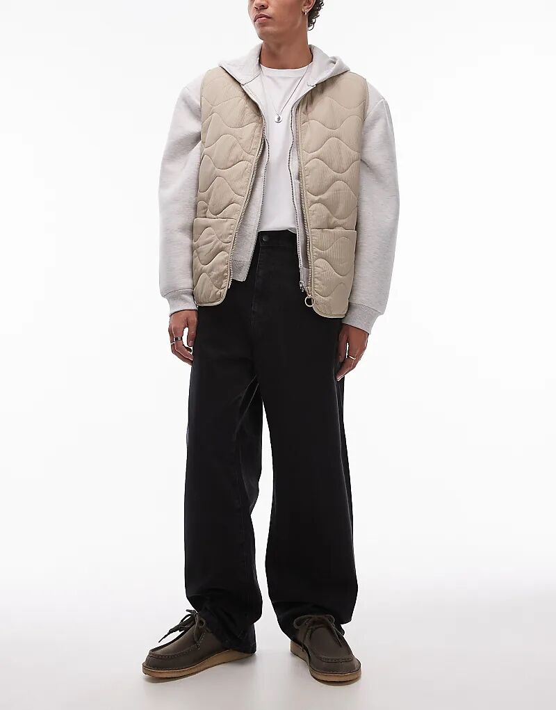 

Джинсы Carhartt WIP Landon свободного кроя с зауженными краями черного цвета