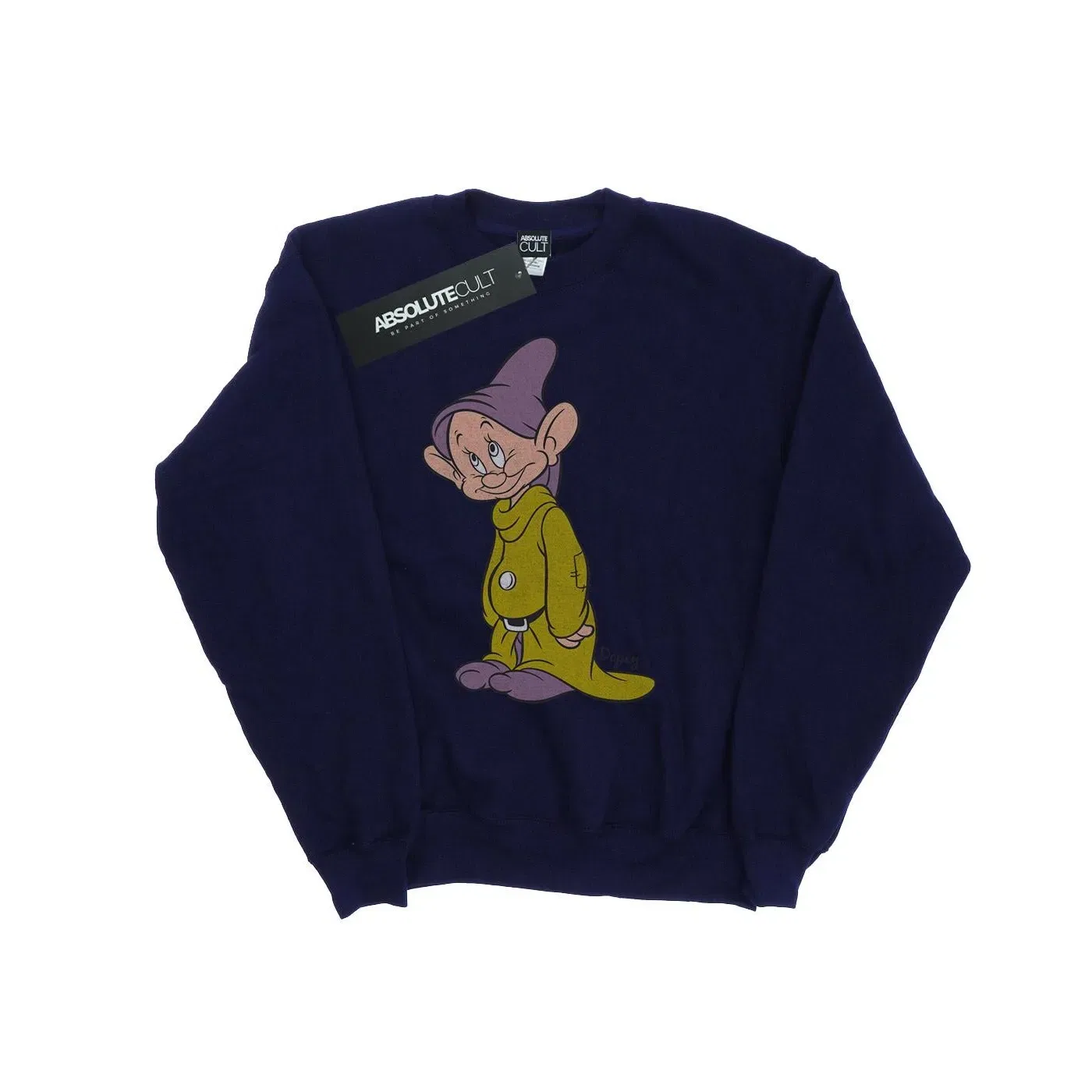 Свитшот для девочек с принтом Dopey Disney, темно-синий — фото 2