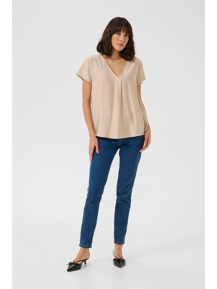 

Блузка с короткими рукавами KAlui, стандартный крой, цвет Feather Grey CC Kaffe