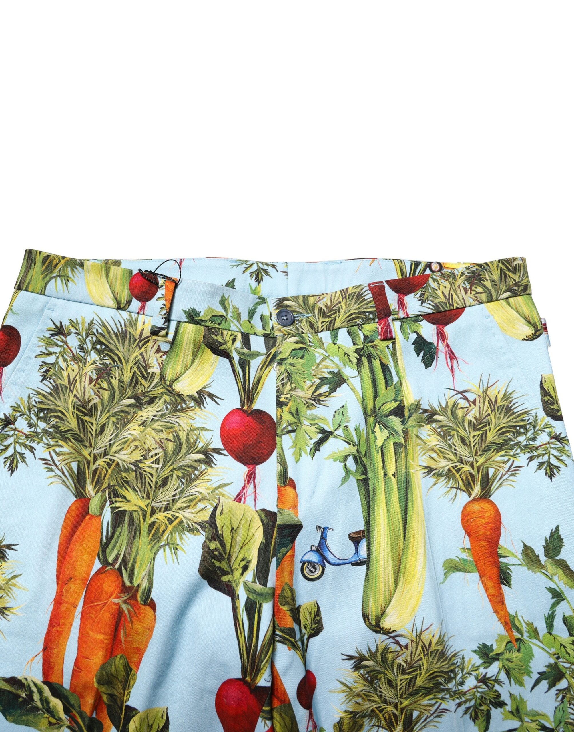 Разноцветные хлопковые зауженные мужские брюки Dolce & Gabbana, Multicolor — фото 4