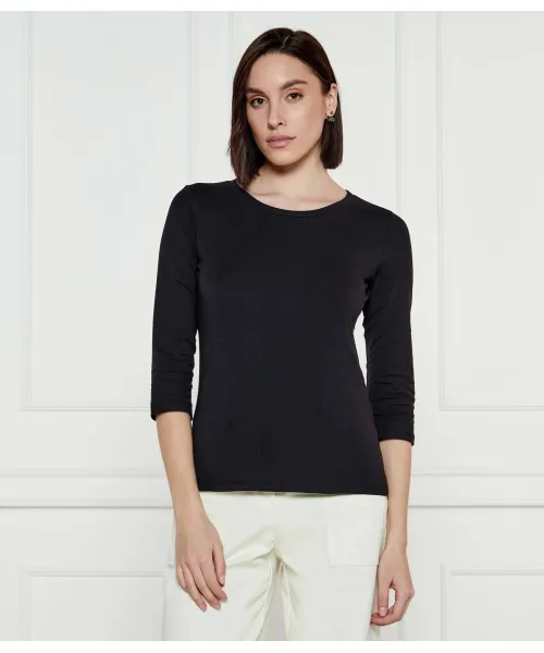 

Многослойная блузка Slim fit Weekend Maxmara, черный