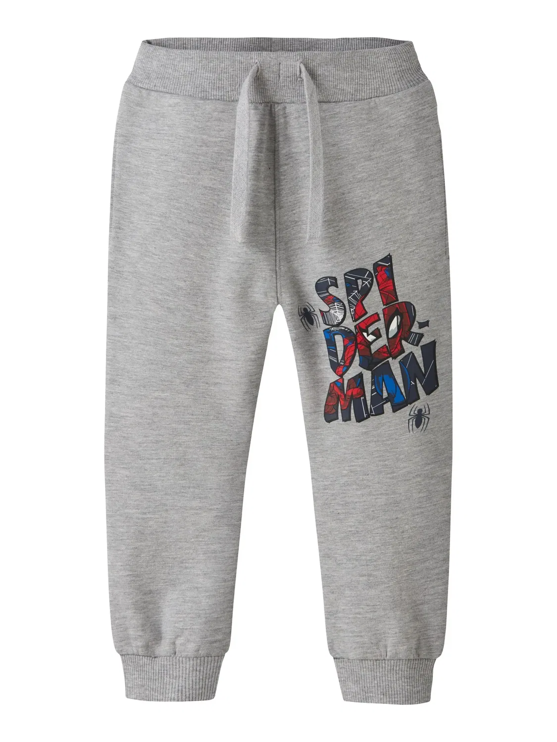 Спортивные штаны с принтом Spider-Man, Name it, grey melange