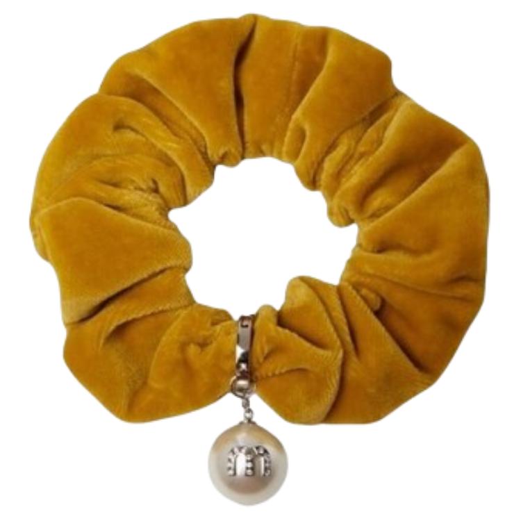 

MIU MIU Хлопковая резинка для волос Women's Brown