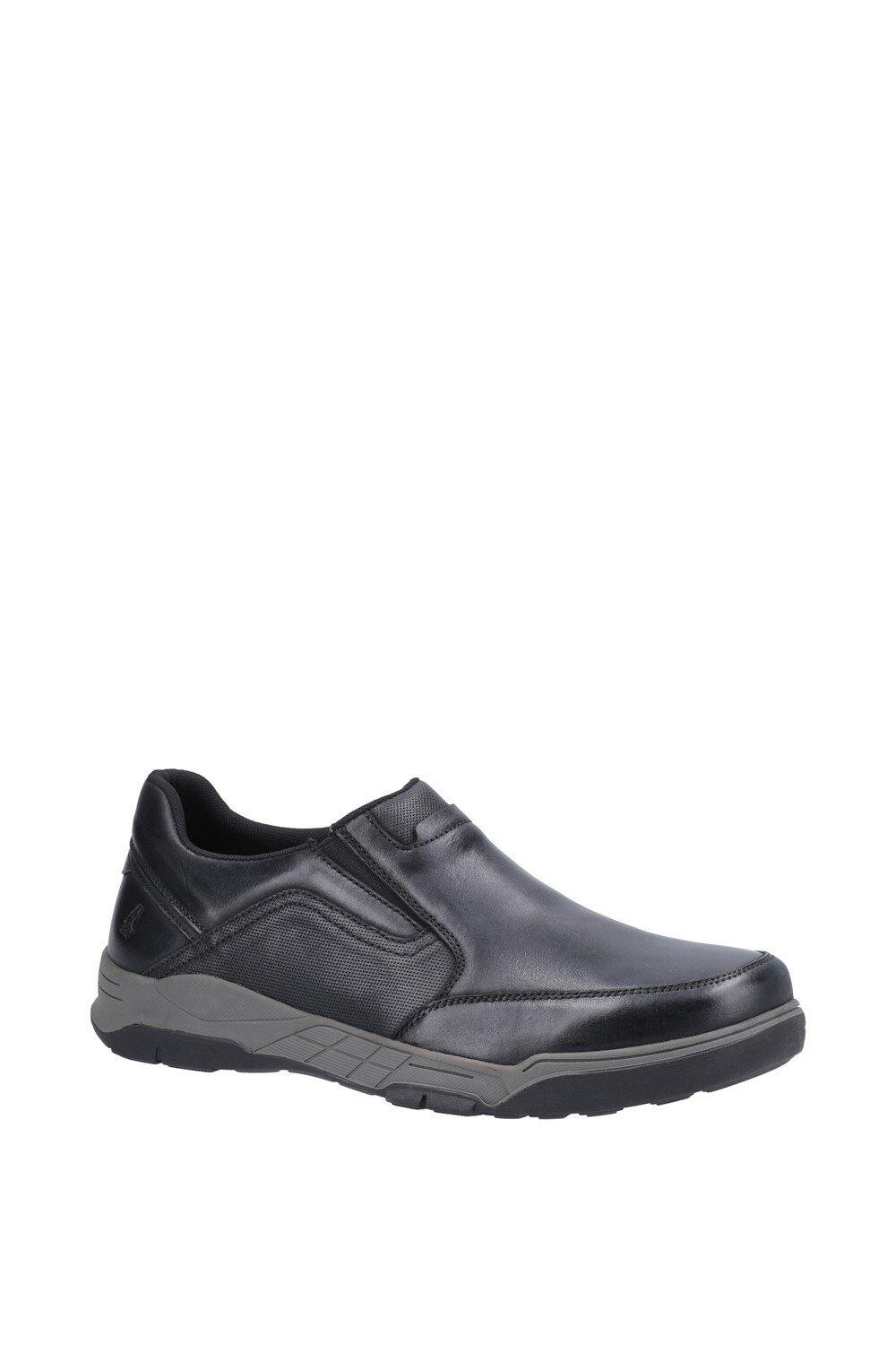 

Туфли-слипоны из гладкой кожи 'Fletcher' Hush Puppies, черный
