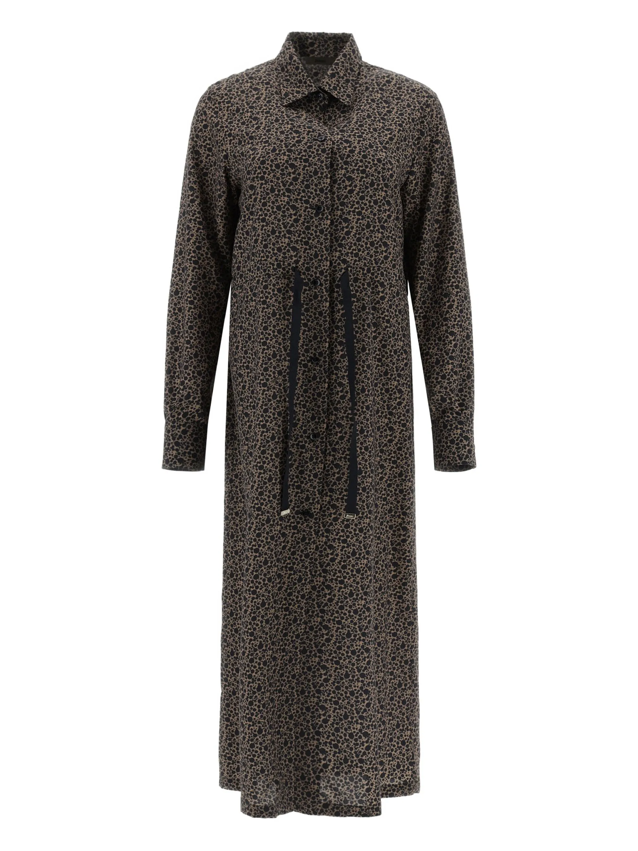 

Платье мини с воротником Herno, черный