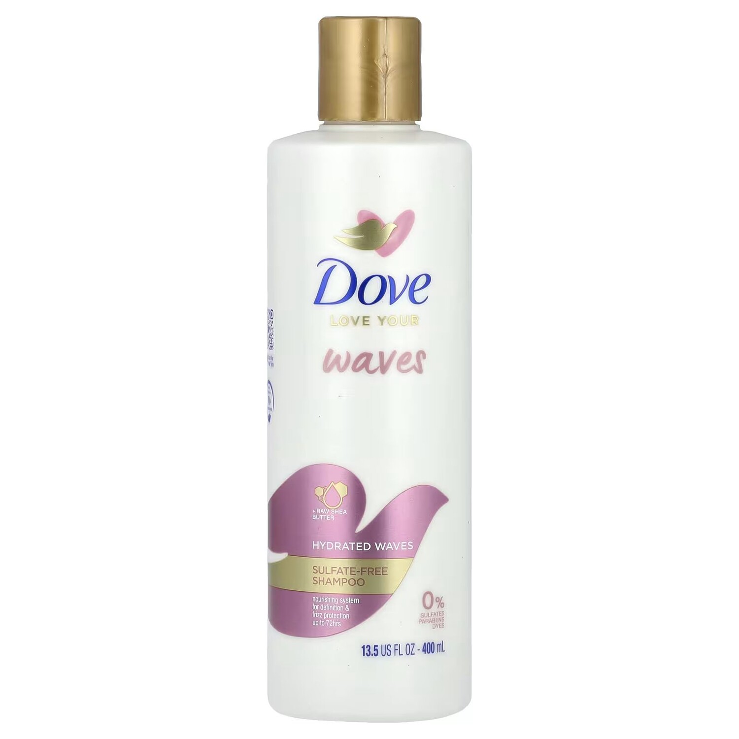 

Love Your Waves, Шампунь без сульфатов, 13,5 жидких унций (400 мл) Dove