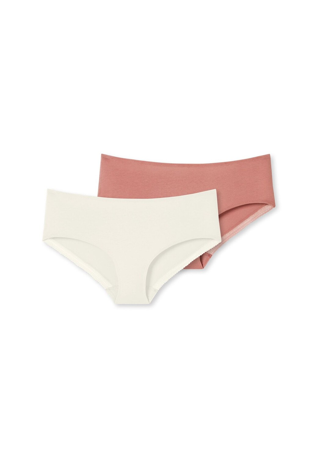 

Трусики из хлопка и кружева SCHIESSER, цвет Terracotta, Beige