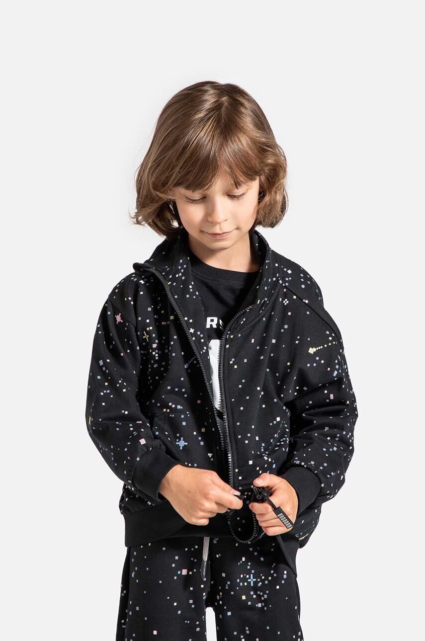 

Толстовка из хлопка крокодила для мальчиков и девочек Coccodrillo, черный