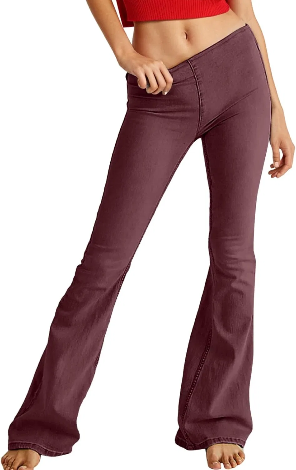 Джинсы, прямые, Regular Fit, Brown