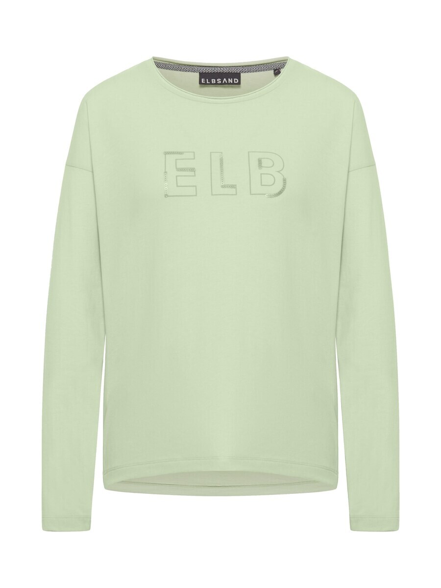 

Лонгслив Elbsand Shirt Nikka, светло-зеленый