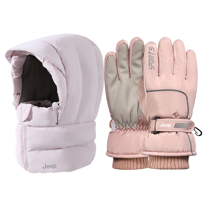 

Траппер-шапка из полиэстера Unisex Jeep, розовый[women's]