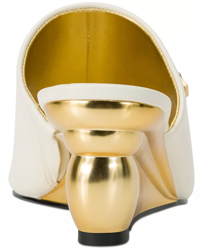 Женские сандалии Donna Slide на платформе Donna Karan New York, слоновая кость/кремовый — фото 3