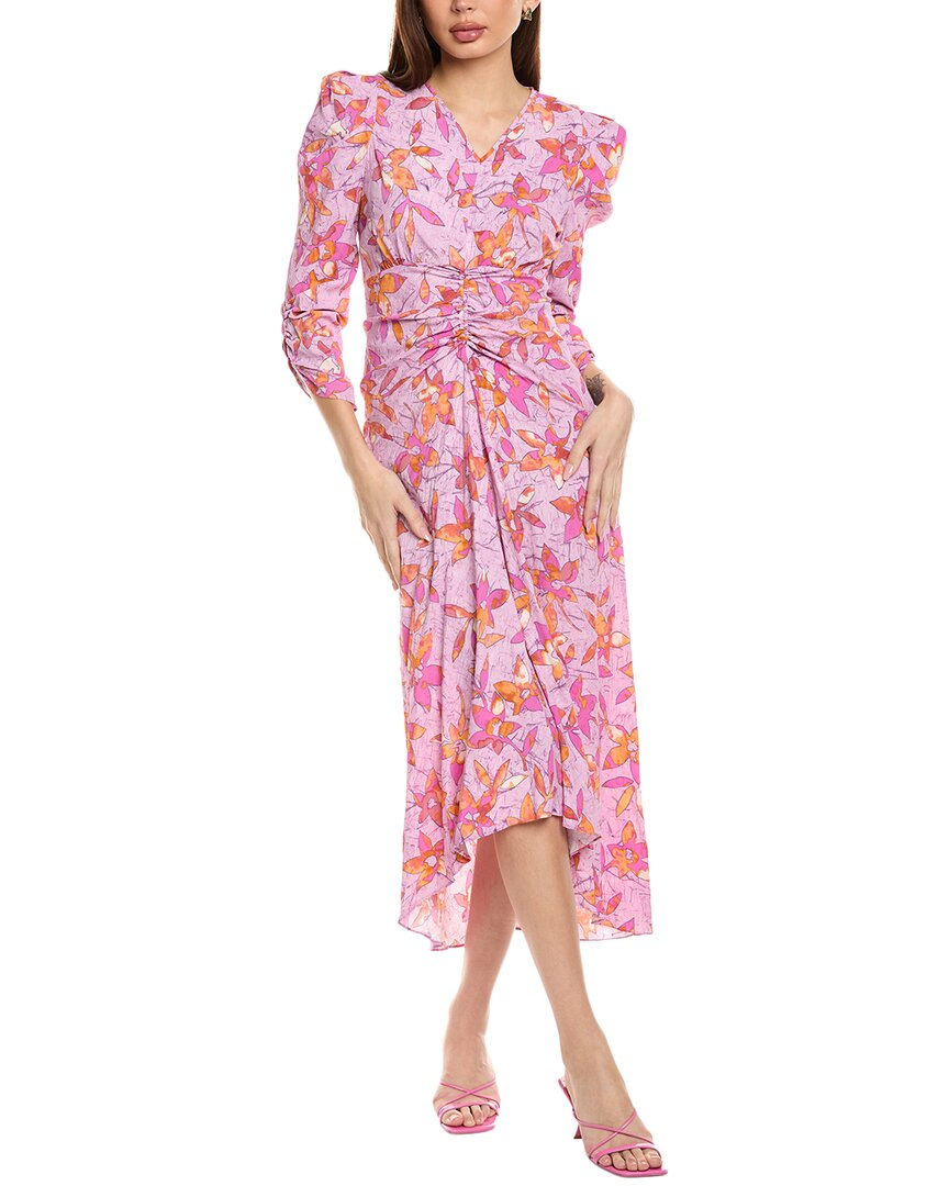 

Isabel Marant E'toile Albisd платье макси из смесового шелка Isabel Marant Étoile, розовый