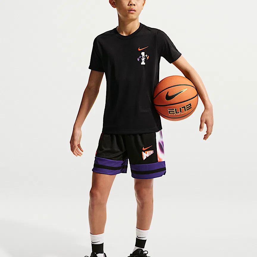 Детская футболка Quick Dry Dri FIT Nike, Black — фото 4