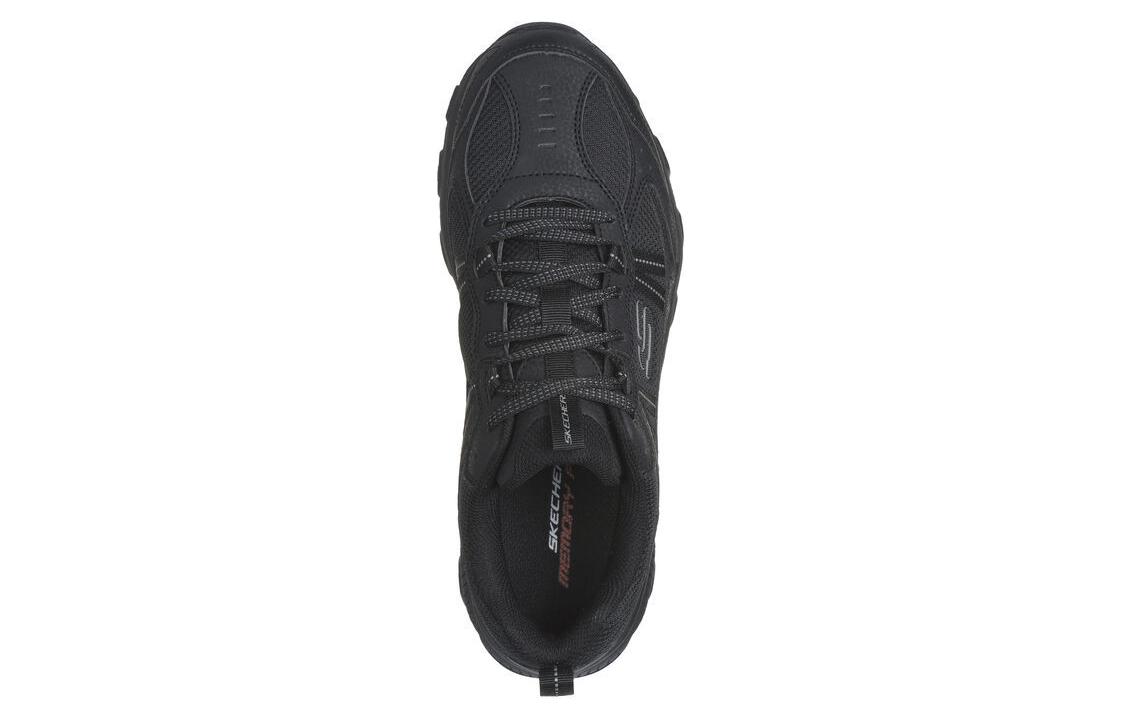 Skechers Износостойкие низкие уличные туфли мужские черные - черный, цвет Black — фото 4