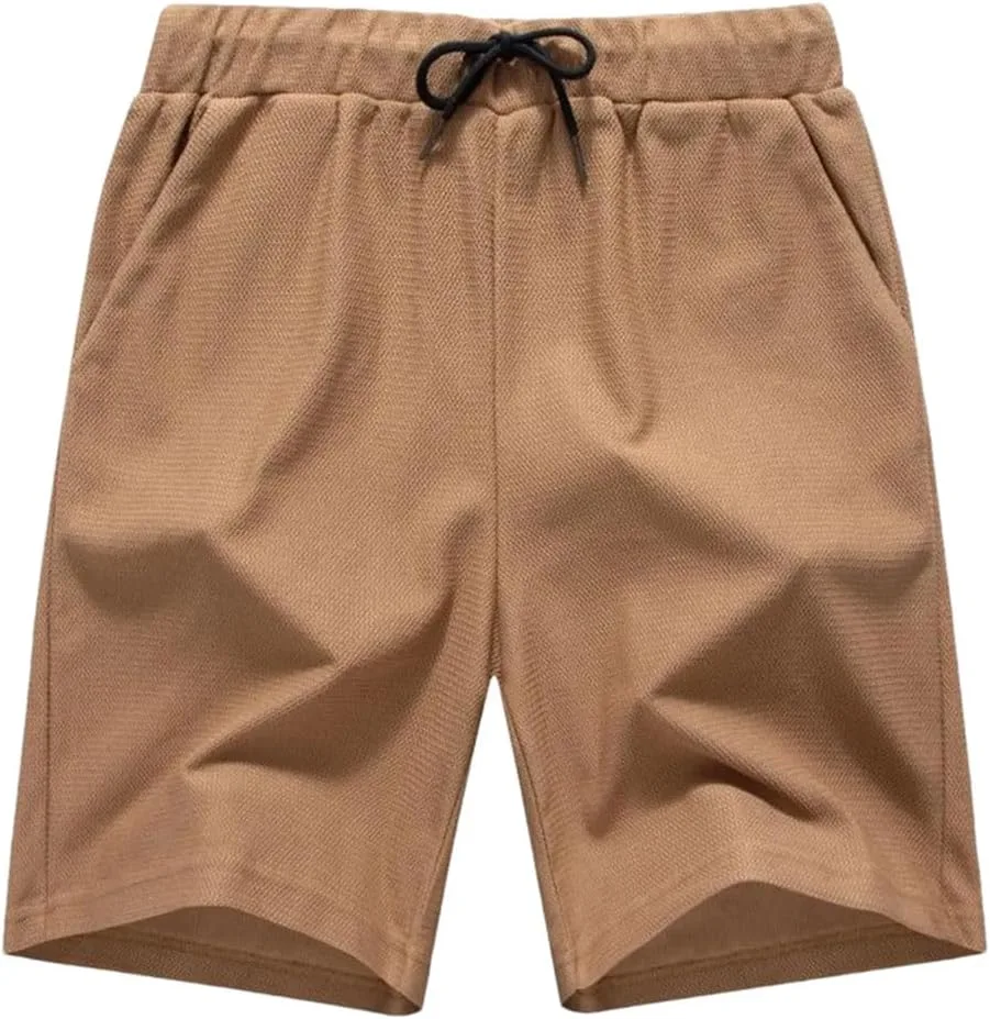 

Мужские спортивные шорты с карманами и шнурком