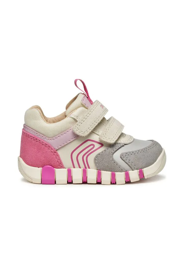Низкие кроссовки Geox, Grey Fuchsia