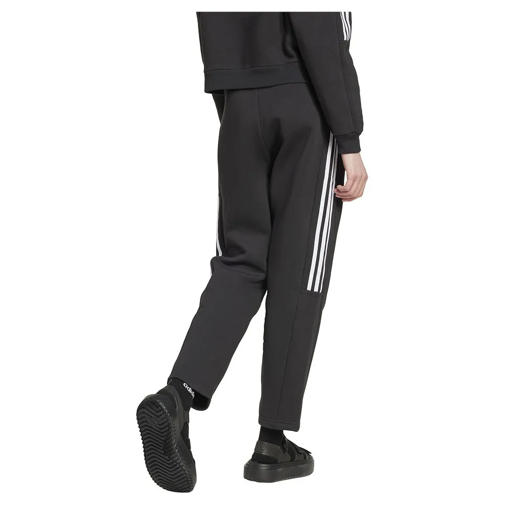 Джоггеры adidas Tiro Cut 3 Stripes Fleece, черный — фото 2