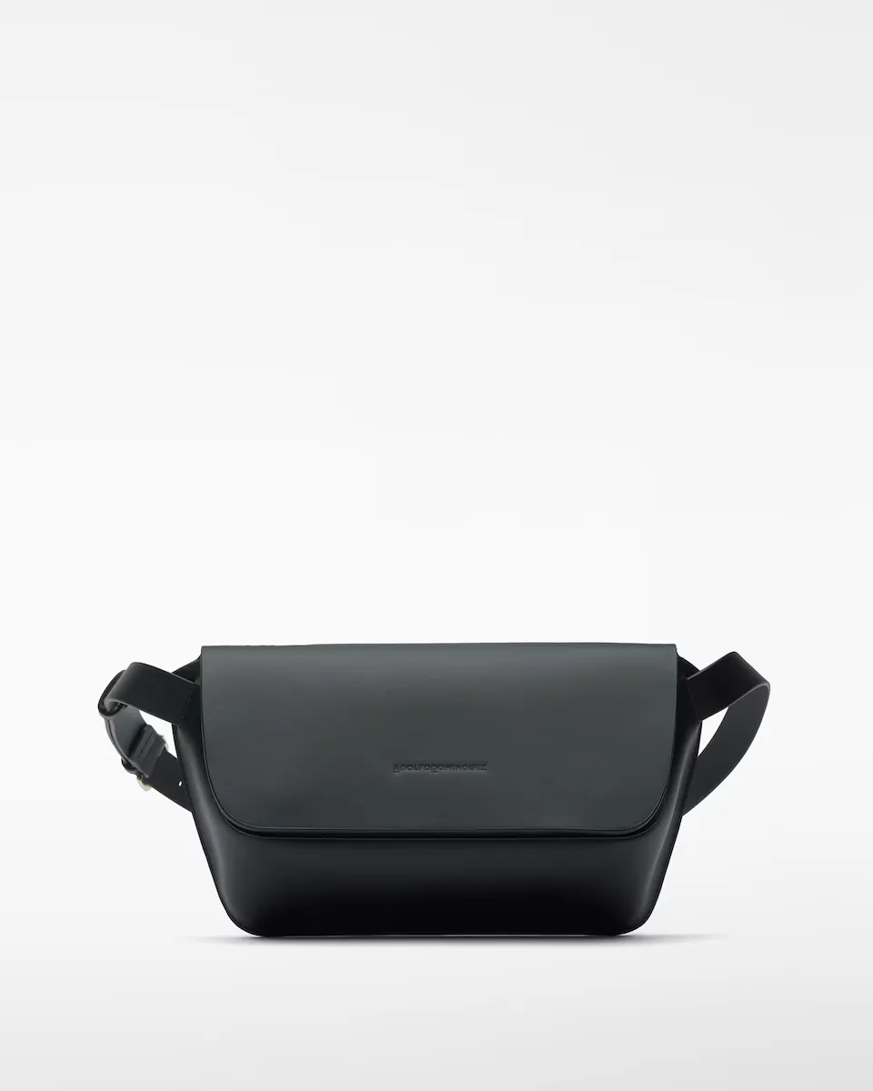 

Женская поясная сумка с клапаном и регулируемой ручкой Adolfo Dominguez, чёрный, Черный, Женская поясная сумка с клапаном и регулируемой ручкой Adolfo Dominguez, чёрный