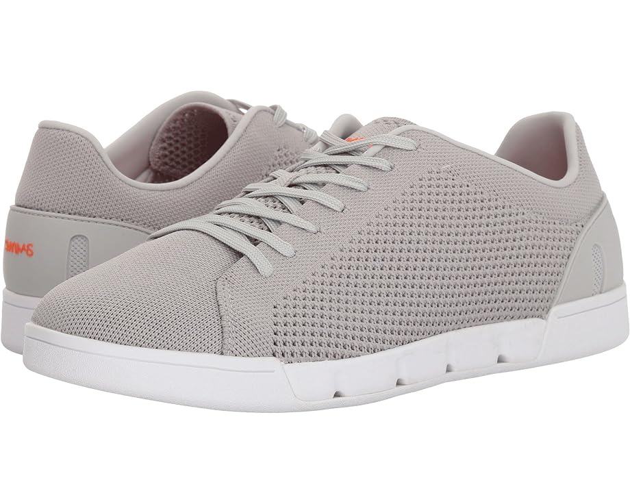 

Кроссовки SWIMS Breeze Tennis Knit Sneakers, цвет Light Gray/White