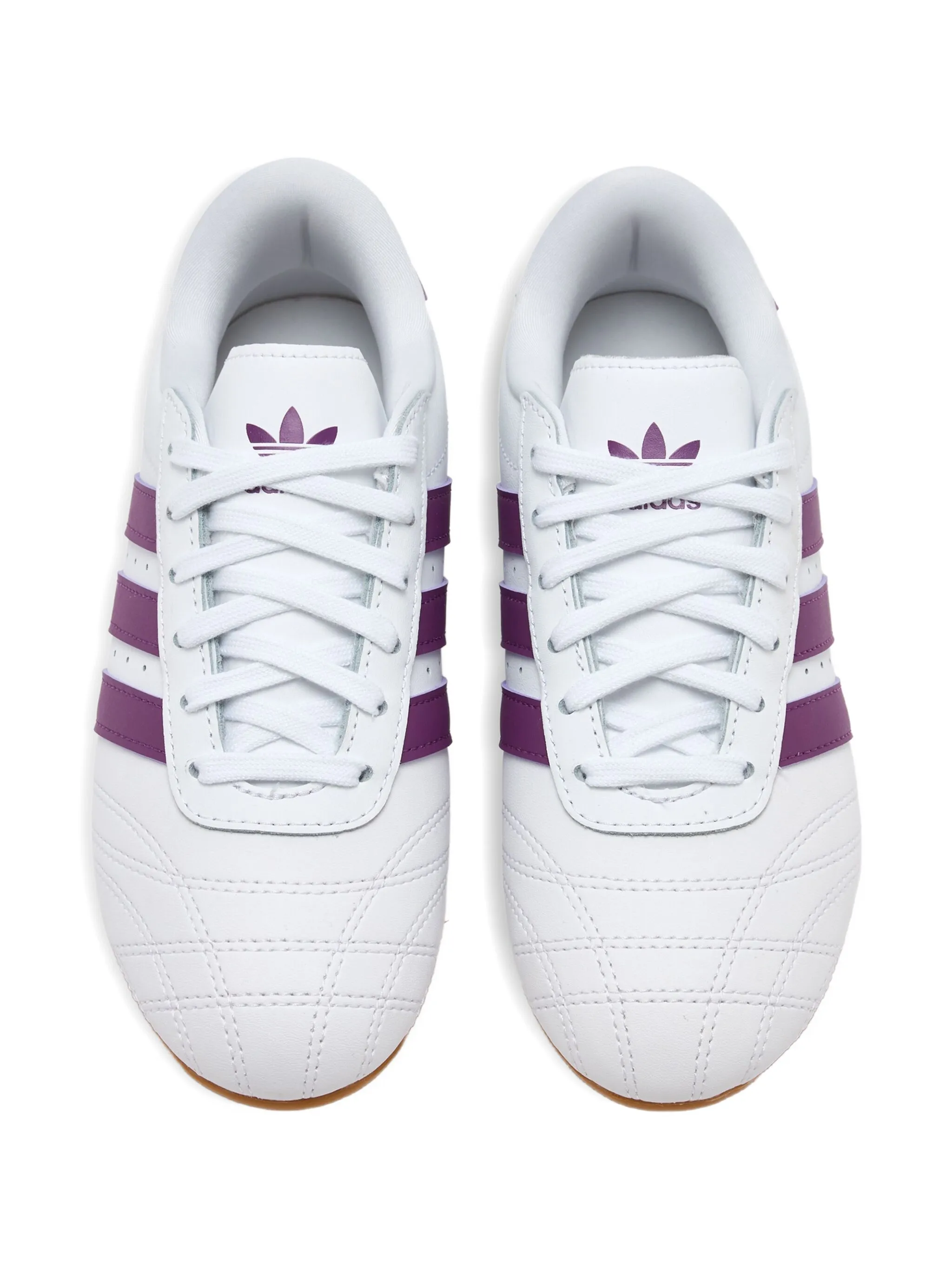 Кроссовки с декоративной строчкой Adidas Kids, белый — фото 3