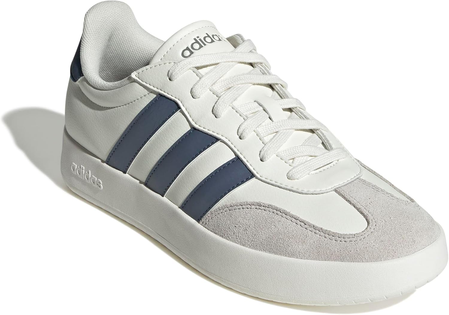 Мужские модные кроссовки Adidas Barreda, серый/белый — фото 4