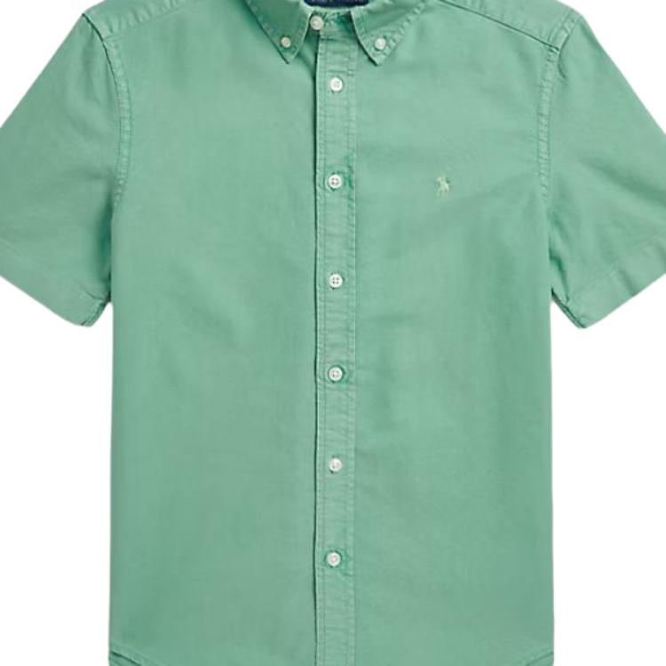 Повседневная рубашка для детей Polo Ralph Lauren, зеленый apple color — фото 3