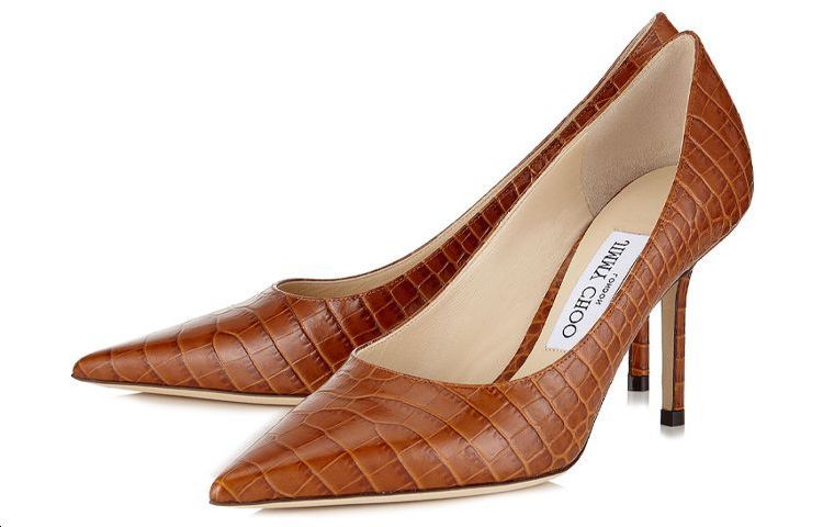 LOVE 85 Slim Heel Высокие каблуки 8,5 см Женские Коричневые Jimmy Choo — фото 4