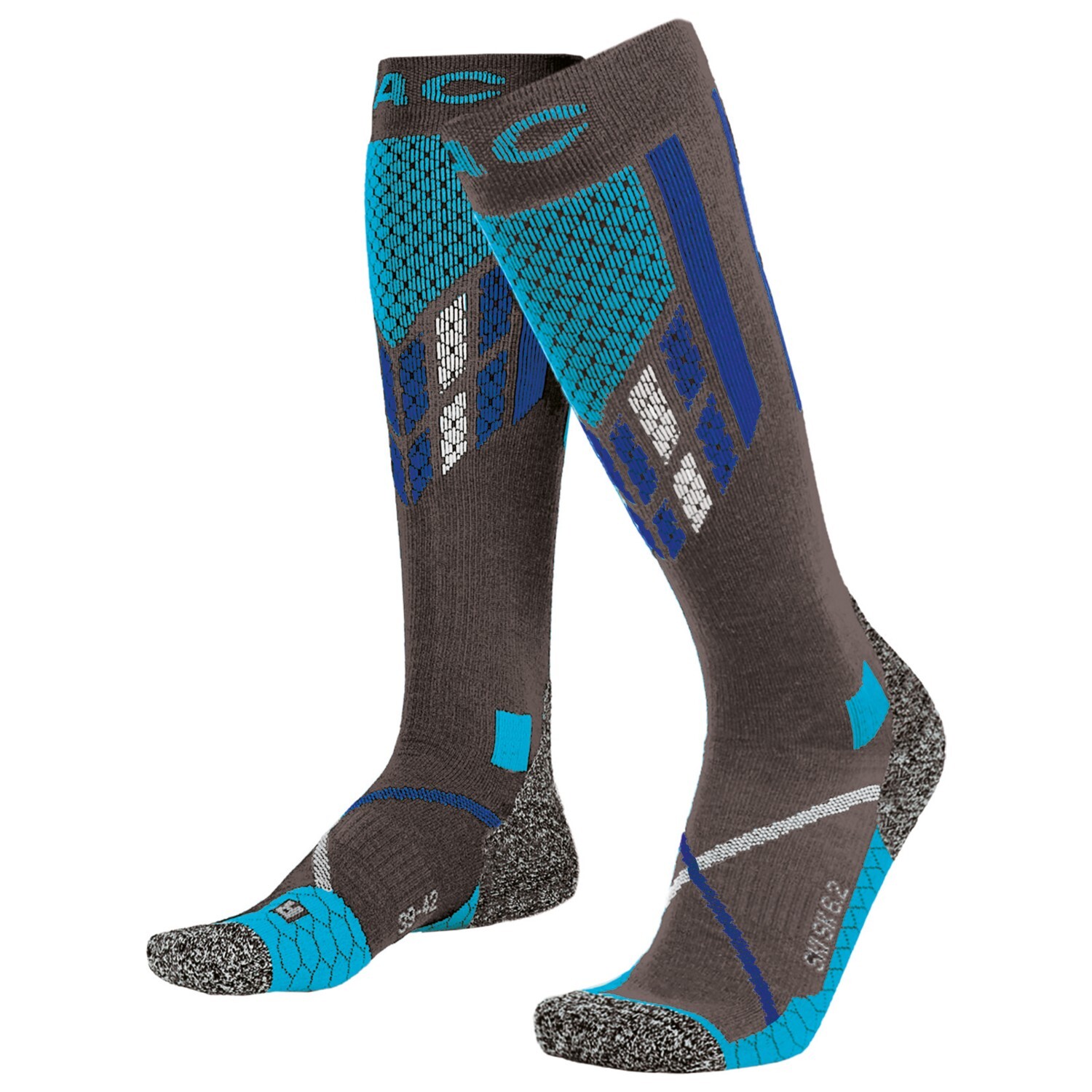 

Лыжные носки P.A.C. SK 6.2 Merino Technical Pro, цвет Grey/Blue