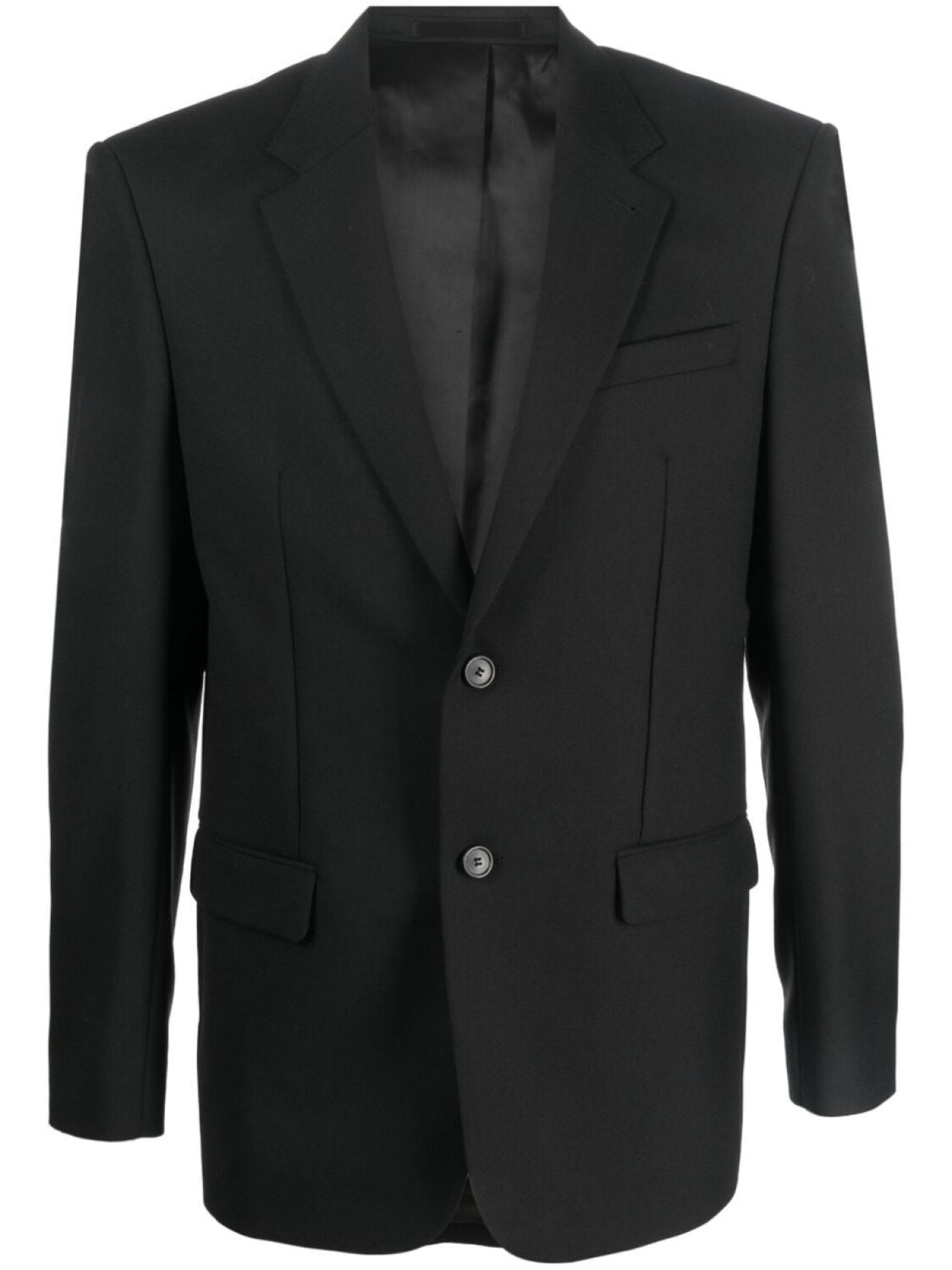 

Filippa K однобортный пиджак из смесовой шерсти, черный