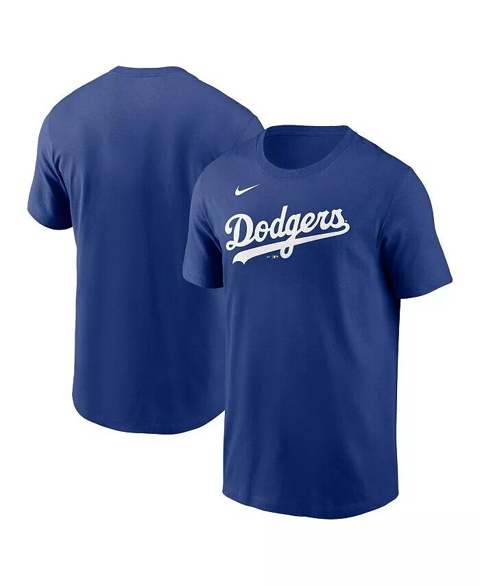 

Мужская футболка Royal Los Angeles Dodgers Fuse Wordmark Nike