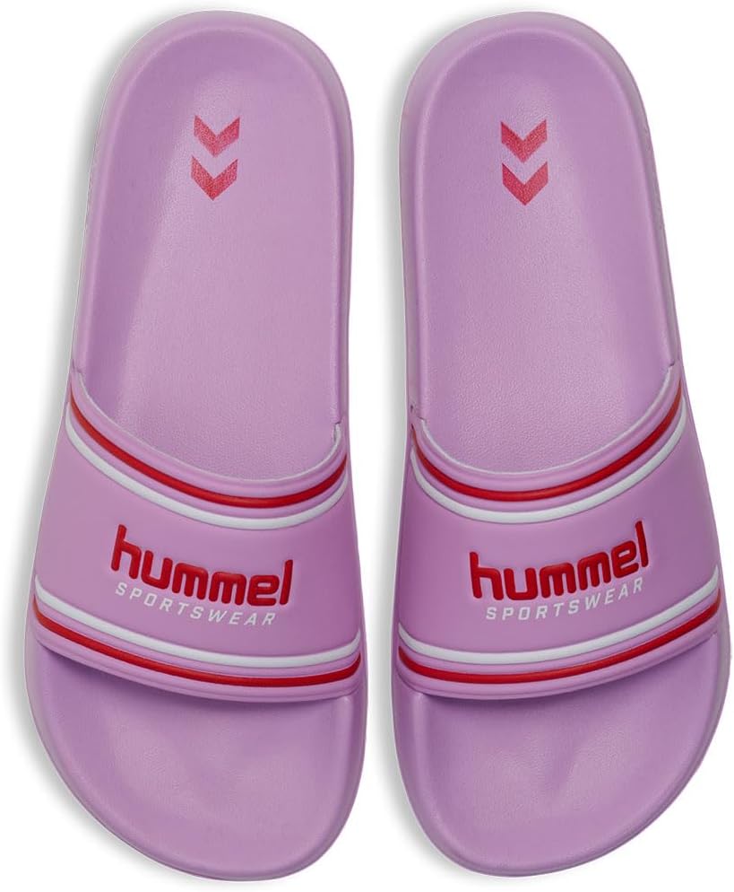Сандалии Hummel унисекс, взрослые, шлепанцы, фиолетовый — фото 3