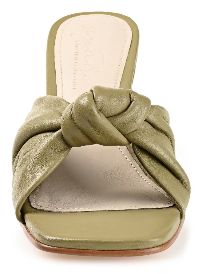 Женские босоножки Finlee dress sandal Journee Signature, sage leather — фото 3