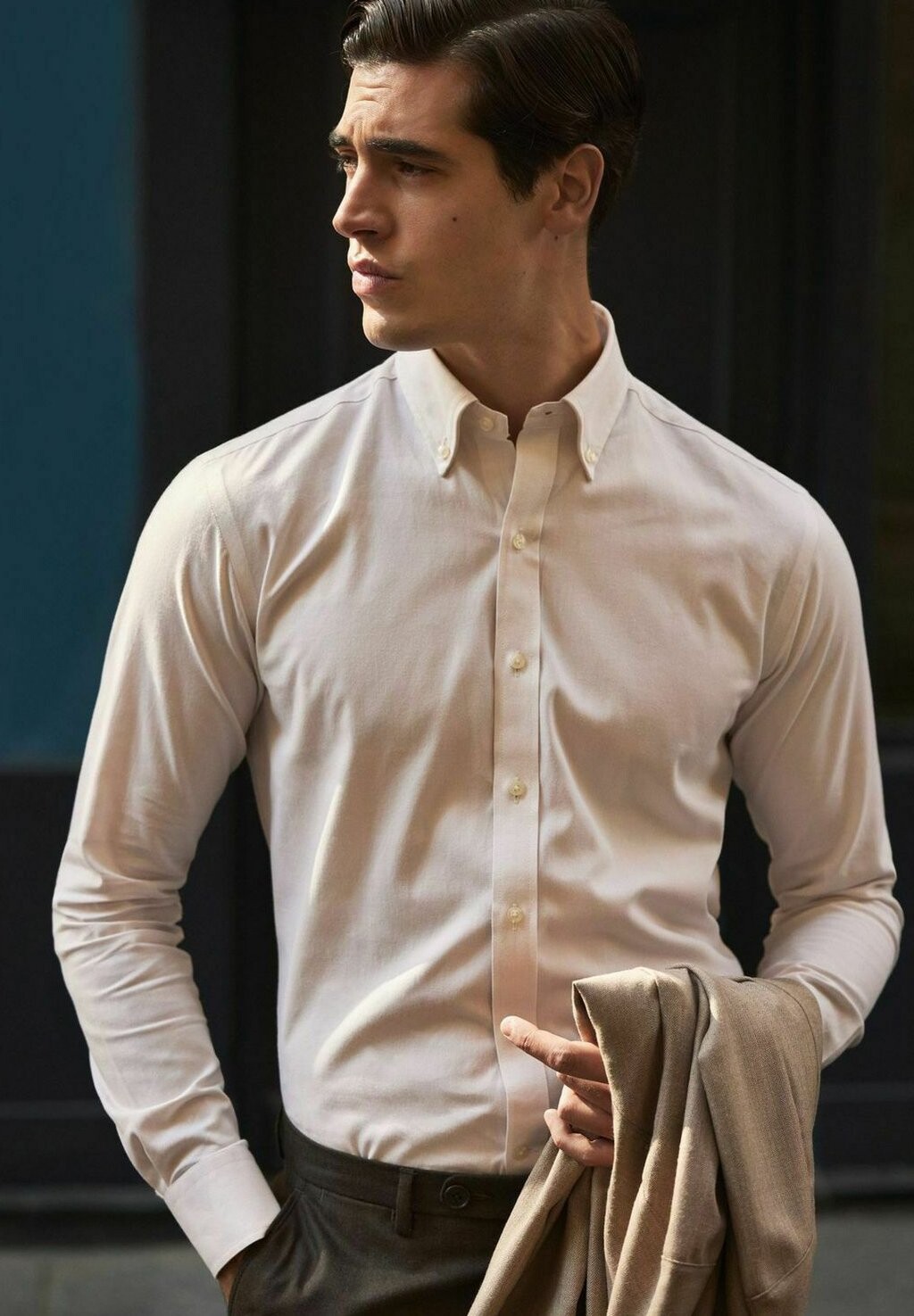 

Рубашка LIGHTWEIGHT BUTTON DOWN John Henric, бежевый
