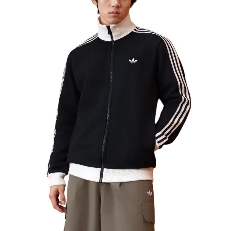 Куртка CLASSIC TRACK TOP, унисекс Adidas Originals, Black — фото 4