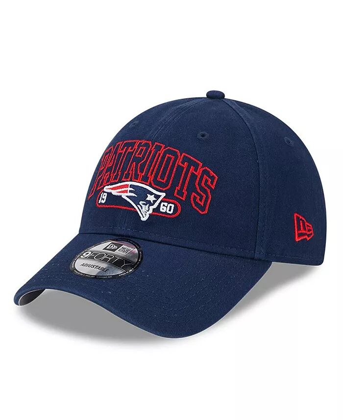 

Мужская темно-синяя кепка New England Patriots Outline 9FORTY Snapback New Era, синий