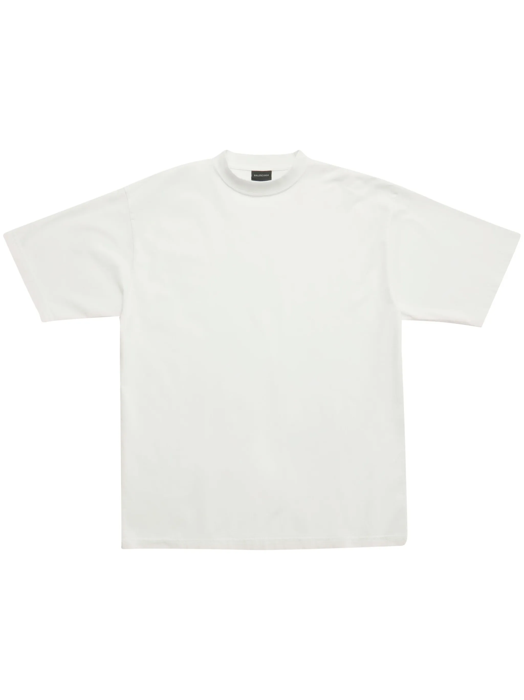 

Футболка с вышитым логотипом Balenciaga, белый