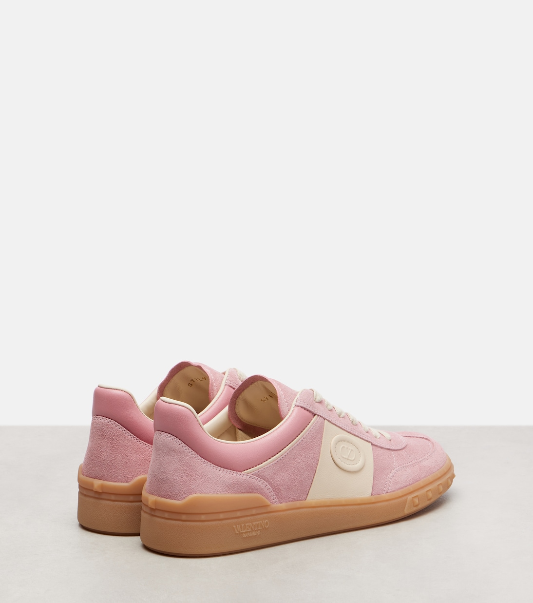 Upvillage замшевые кроссовки Valentino Garavani, Candy Rose/Glace/Glace/Ambra — фото 2