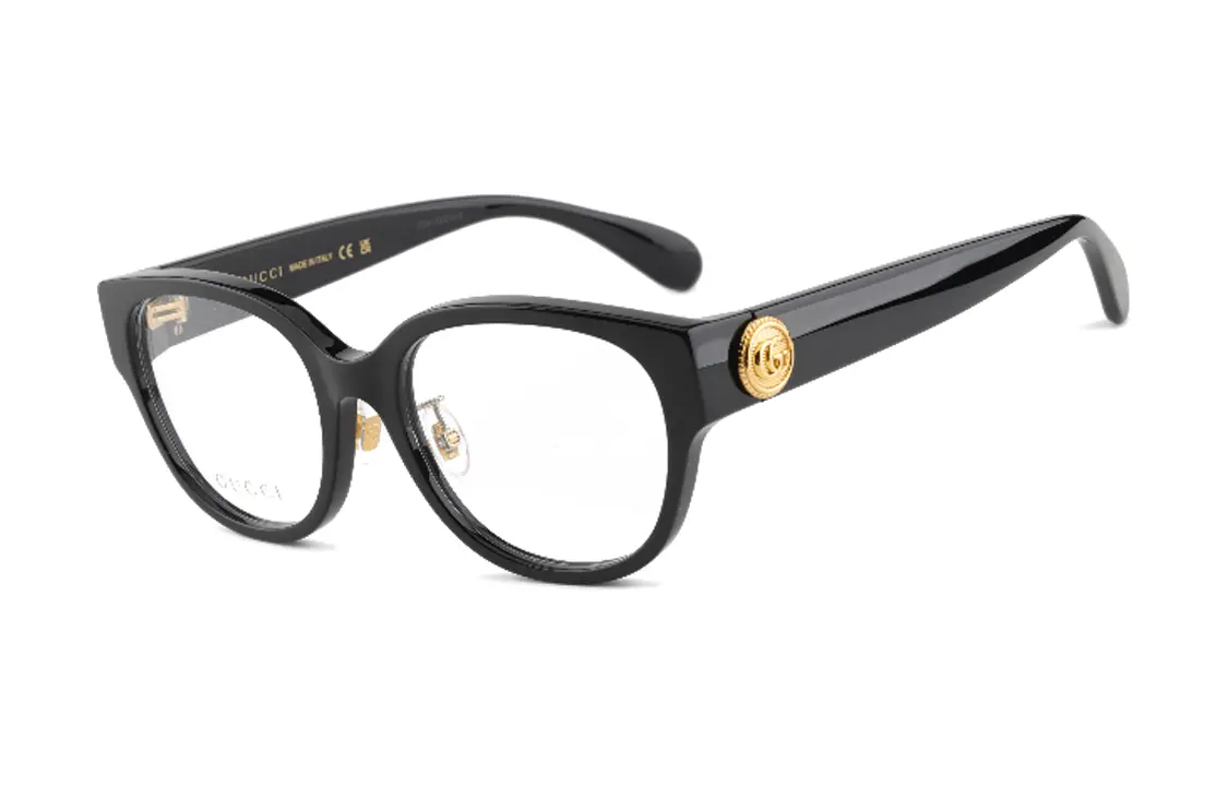 

Оправа Gucci Unisex Round-Frame оптическая, черный