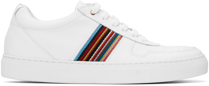 

Белые кожаные кроссовки Fermi Paul Smith, Белый, Белые кожаные кроссовки Fermi Paul Smith