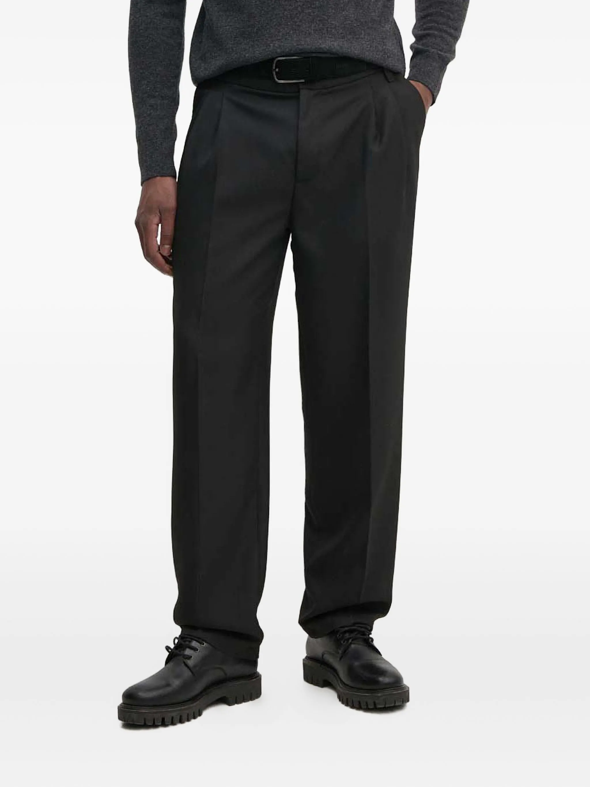 

Брюки с нашивкой-логотипом Versace Jeans Couture, черный