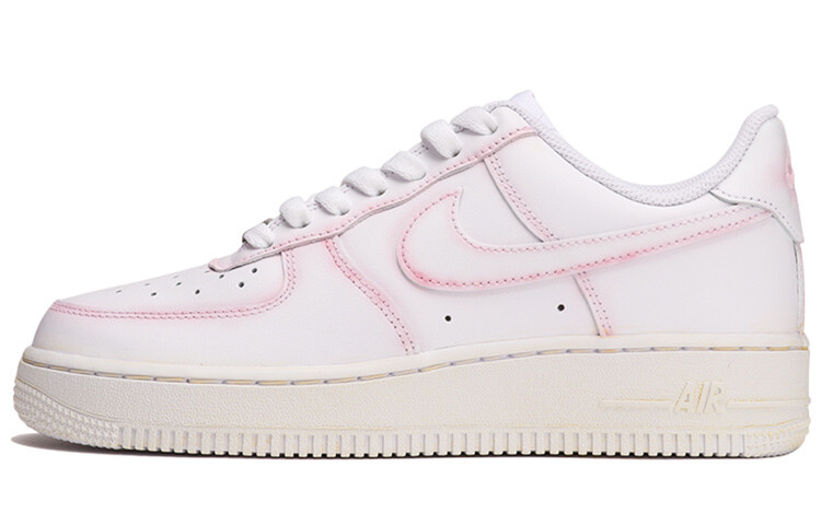 

Кроссовки для скейтбординга Air Force 1 женские, низкие, белые/пудровые Nike, Белый, Кроссовки для скейтбординга Air Force 1 женские, низкие, белые/пудровые Nike