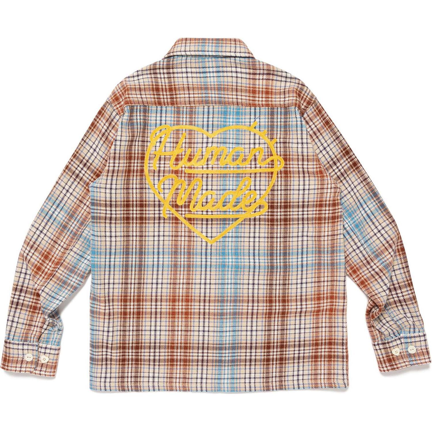 

Клетчатая рубашка HUMAN MADE, белый