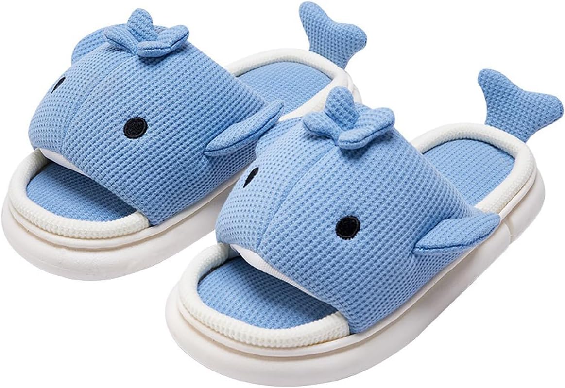 

Домашние льняные тапочки в форме каменных мышек и бантиков для мужчин и женщин Stone Mice, синий