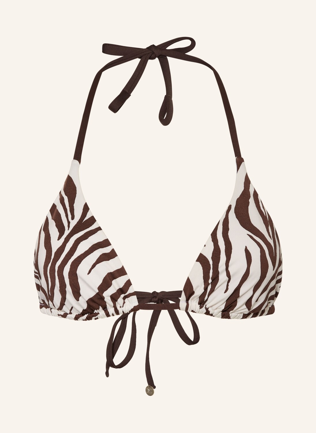 

Треугольный верх бикини Aurora Max Mara Beachwear, черный
