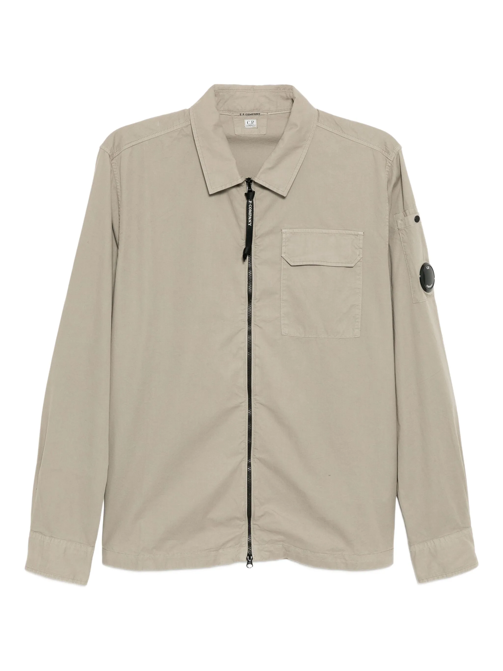 

Габардиновая рубашка C.P. Company, бежевый