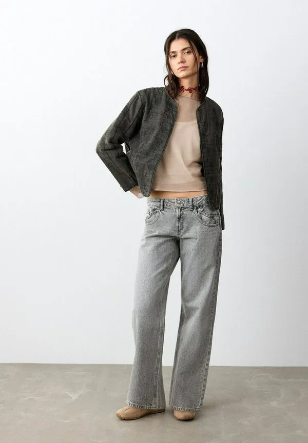 Куртка для подростков на межсезонье Mango Kids, Anthracite