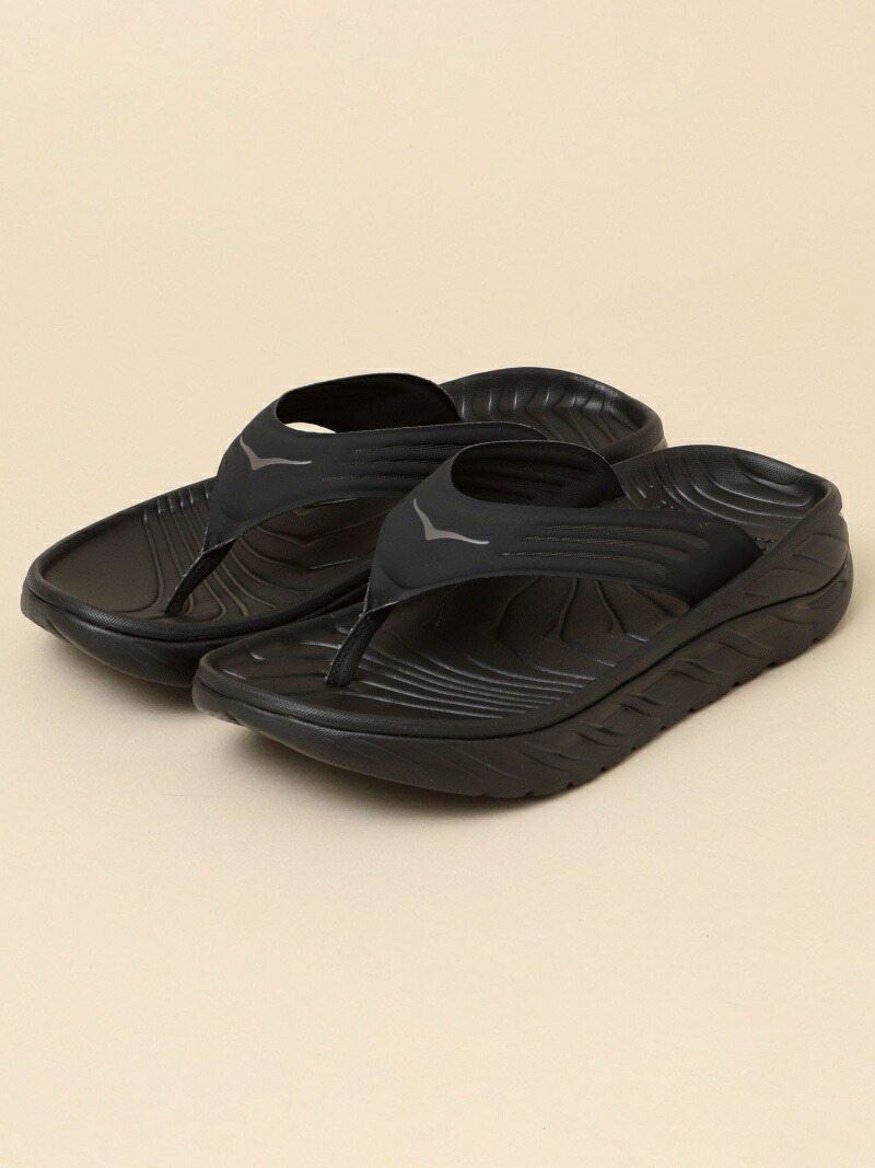 Сандалии HOKA ONEONE: ФЛИП ДЛЯ ВОССТАНОВЛЕНИЯ ORA Ships Men, black