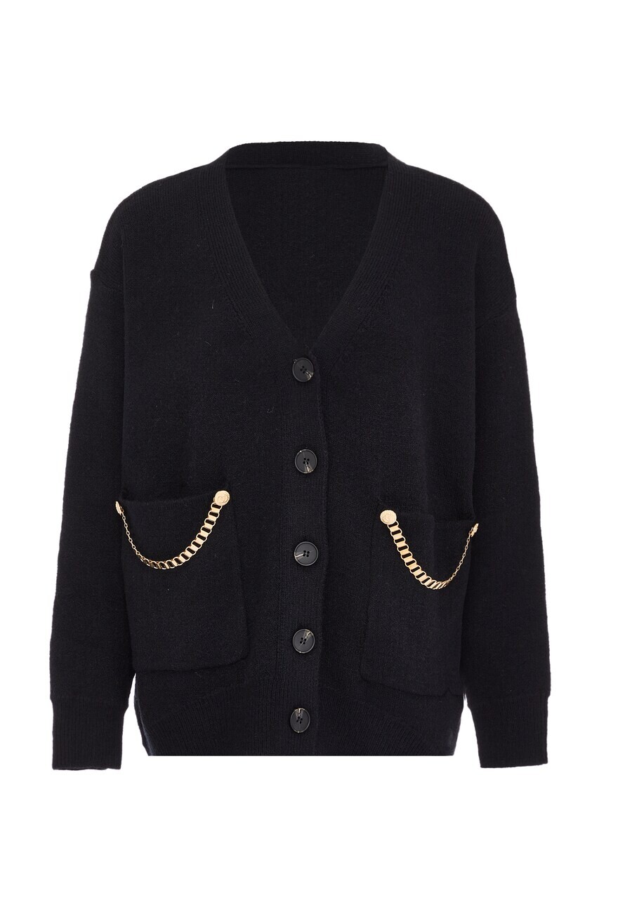 

Вязаный кардиган caissa Knit Cardigan, черный